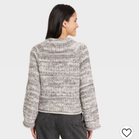Women's Crewneck Pullover Sweater S - Picture 3 of 7